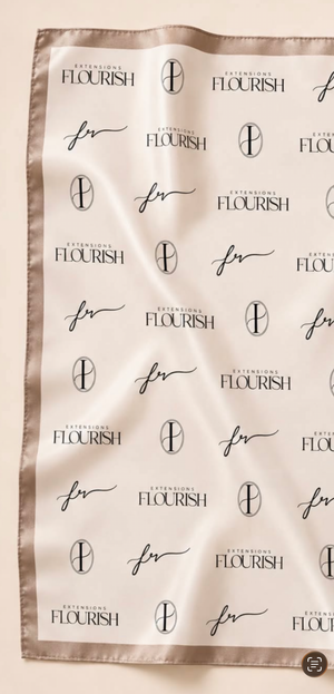 The Flourish Signature Satin Scarf