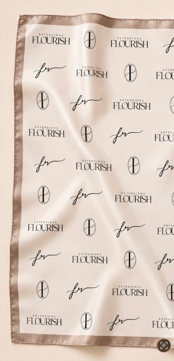 The Flourish Signature Satin Scarf