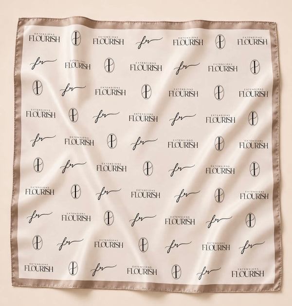 The Flourish Signature Satin Scarf
