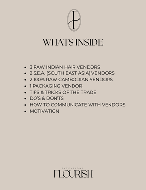 The Raw Hair Vendors List Ebook