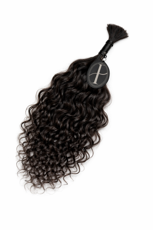 Raw Curly Bulk Braiding Hair