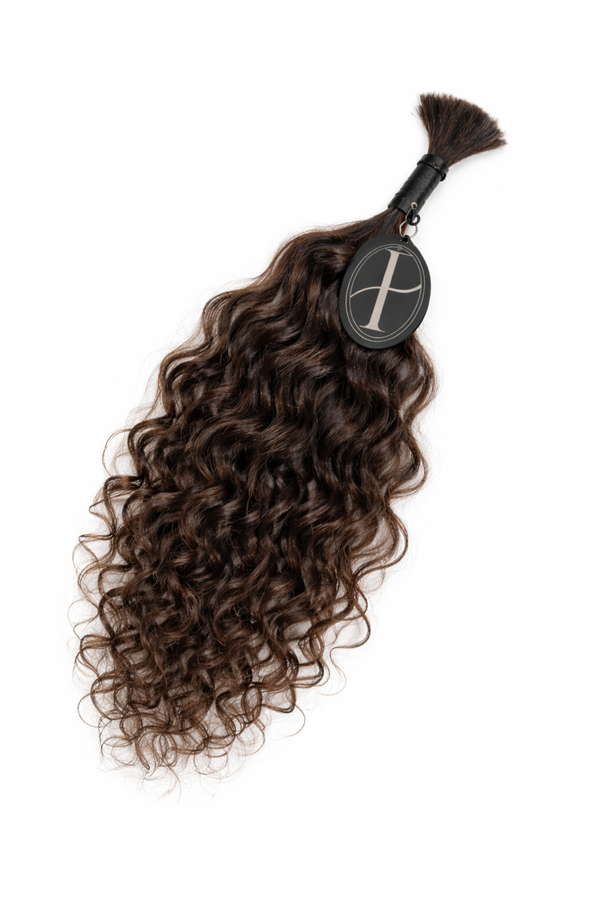 Raw Curly Bulk Braiding Hair